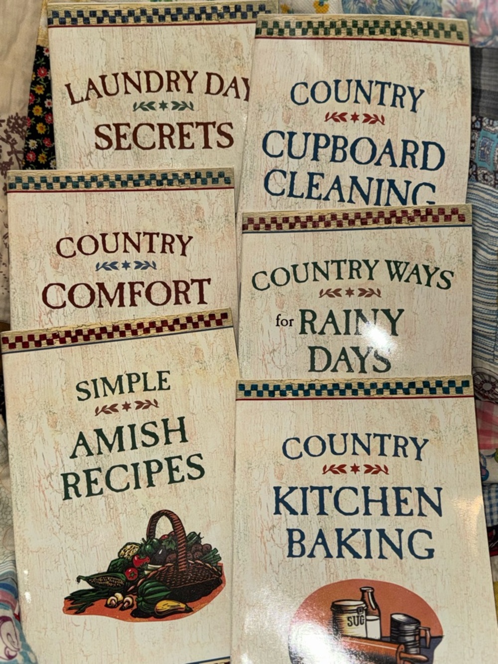 Country Kitchen/Home Books Set of Six